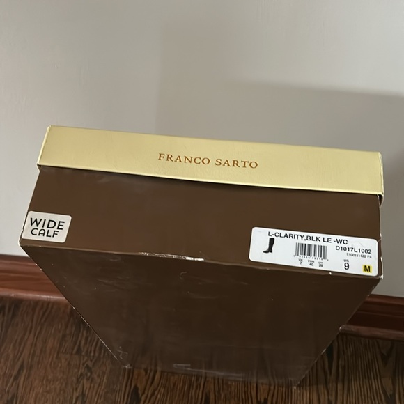 Franco Sarto Black Riding Boots - size 9, wide calf - Picture 3 of 5